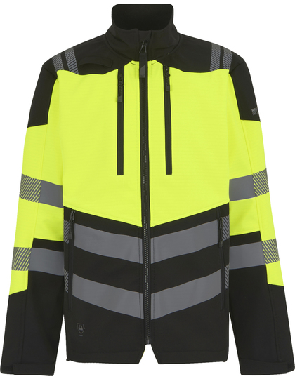 Kurtka Softshell Hi-Vis - Black & Orange Black RG760-800418 (1)