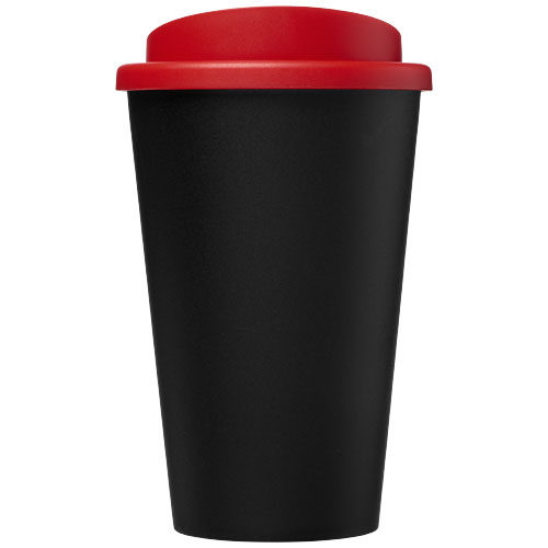 Kubek Americano Eco z recyklingu o pojemności 350 ml Czarny-Czerwony 21042203 (2)