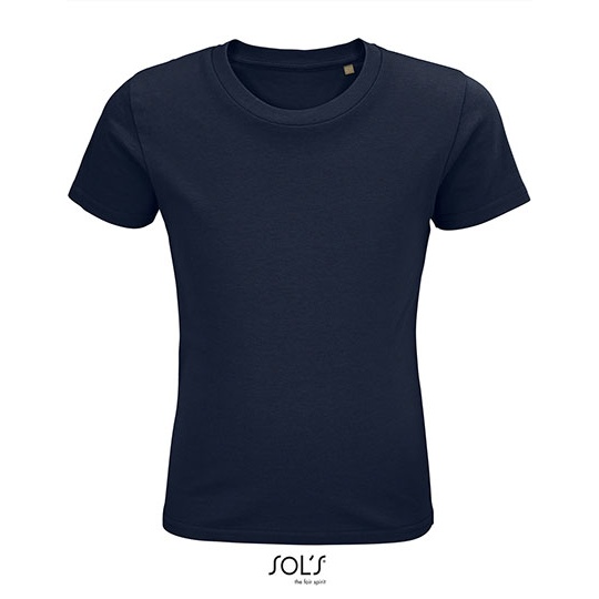 T-shirt Dziecięcy Klasyczny Bawełna Organiczna French Navy L03578-544733 