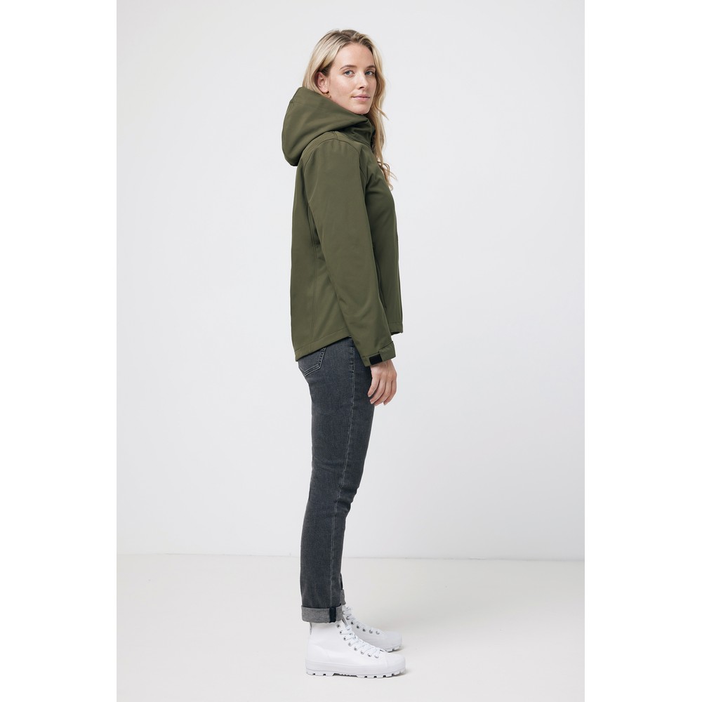 Damska kurtka softshell Iqoniq Makalu AWARE™ Khaki T4700.020.L (6)