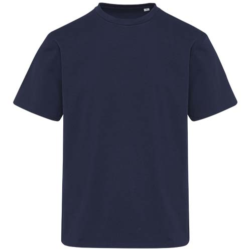 Lucas 280 g/m2 koszulka oversize unisex z bawełny organicznej z certyfikatem OCS  Granatowy 3956255A (2)