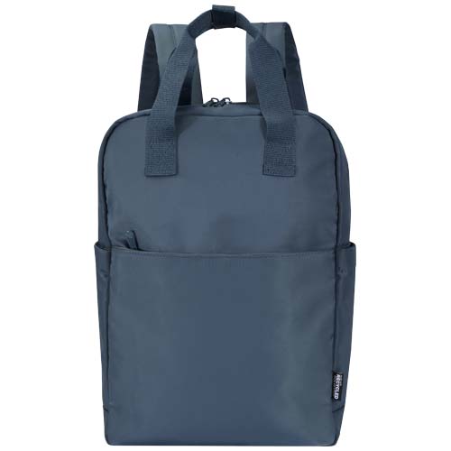 Trip Aware™, plecak na laptopa 14 cali wykonany z materiałów z recyklingu, 9 l Szaroniebieski 12076255 (2)