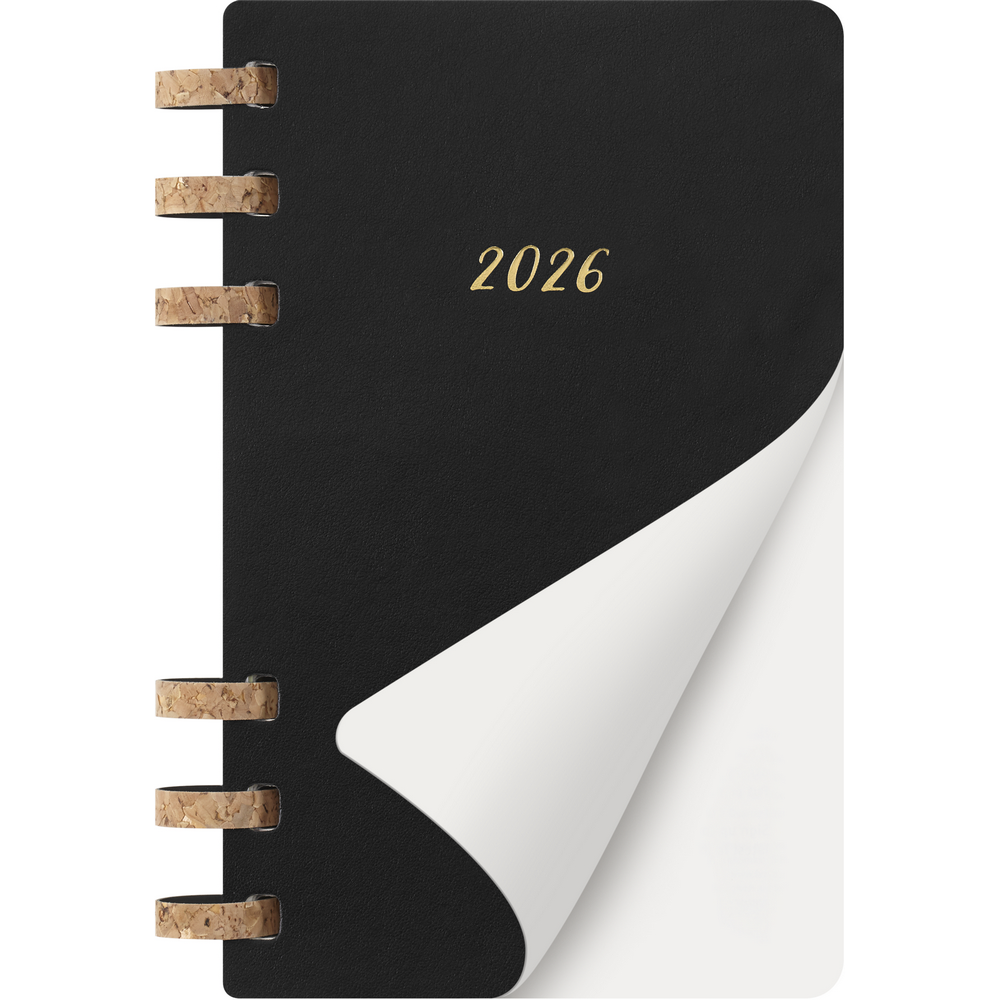 Spiralny kalendarz MOLESKINE Czarny VM790-03/2026 