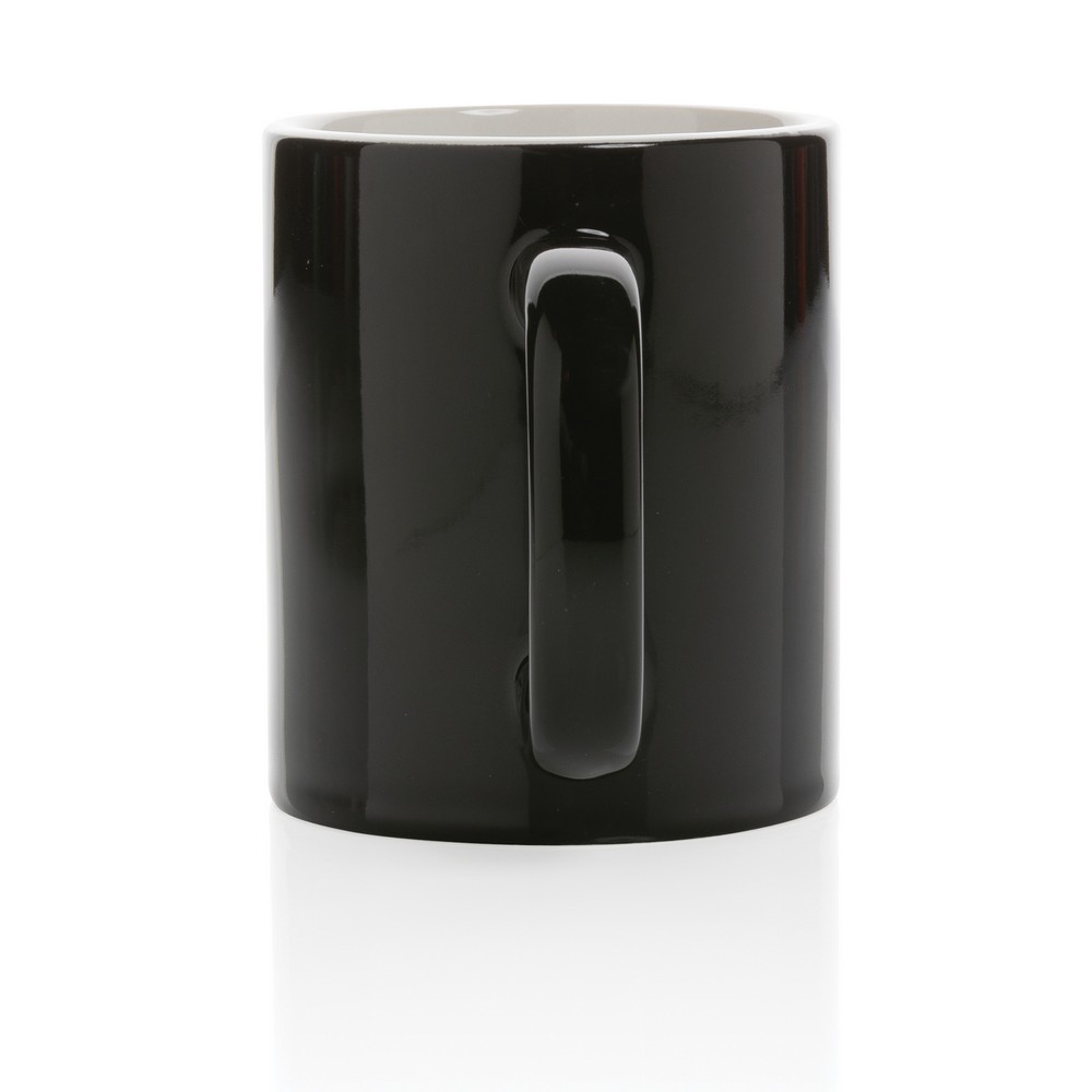 Kubek ceramiczny 350 ml Czarny P434.011 (2)