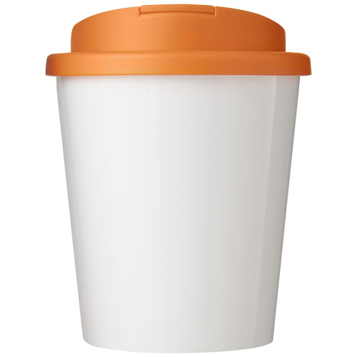 Brite-Americano® Espresso 250 ml tumbler with spill-proof lid Biały-Pomarańczowy 21069808 (1)