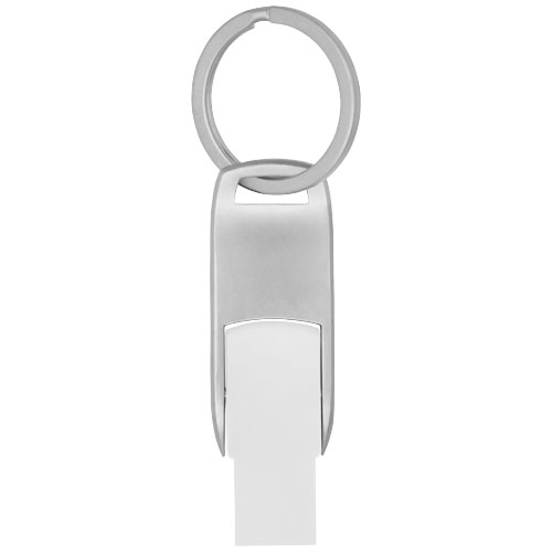 Pamięć USB Flip Biały-Srebrny 1Z48101D (2)