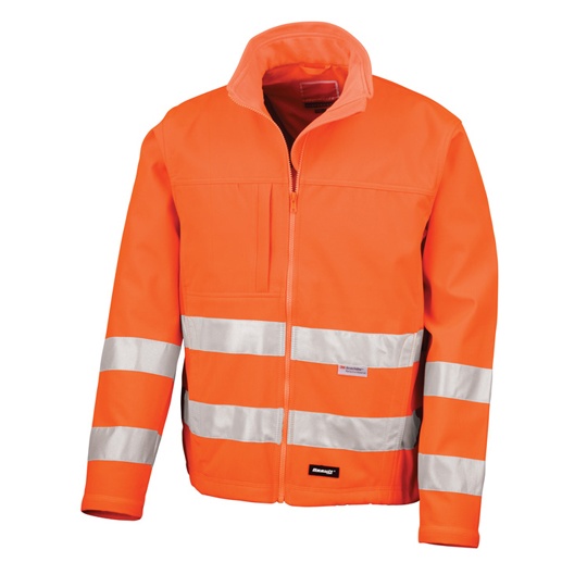 Kurtka Softshell Klasyczna Hi-Vis Fluorescent Orange RT117-574210 