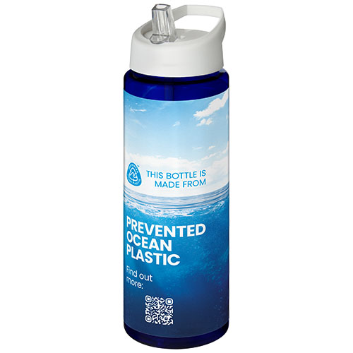 H2O Active® Eco Vibe 850 ml, bidon z dzióbkiem  Niebieski-Biały 21048605 (1)