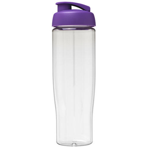 Bidon H2O Tempo® o pojemności 700 ml z wieczkiem zaciskowym Przezroczysty-Fioletowy 21004009 (2)