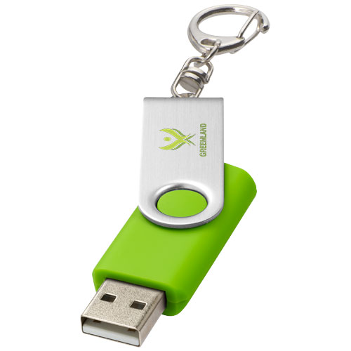 USB Rotate z brelokiem Limonkowy 1Z40008M (1)