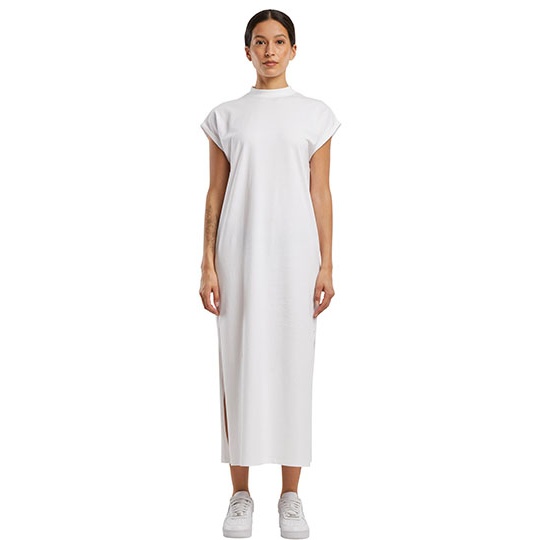 Sukienka Damska Luzna Bawełniana Jersey White BY302-802839 