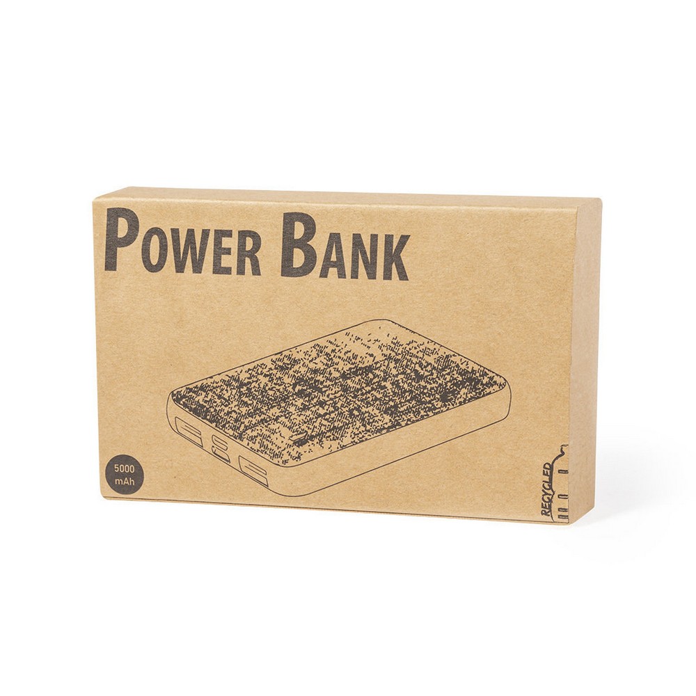 Power bank 5000 mAh RPET Grafitowy V8321-15 (3)