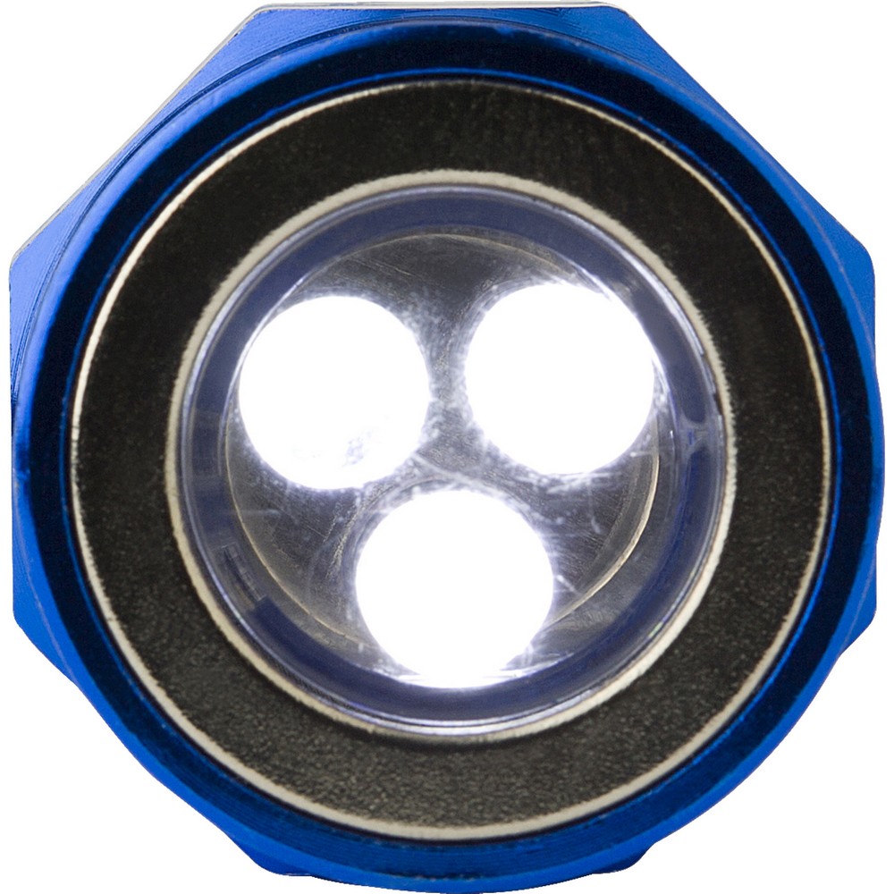 Teleskopowa latarka 3 LED Niebieski V7755-11 (1)