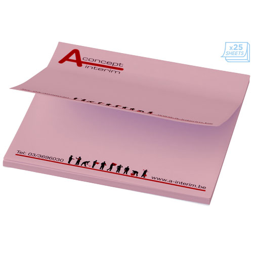 Karteczki samoprzylepne Sticky-Mate® 75x75 Jasny różowy 21093042 (2)