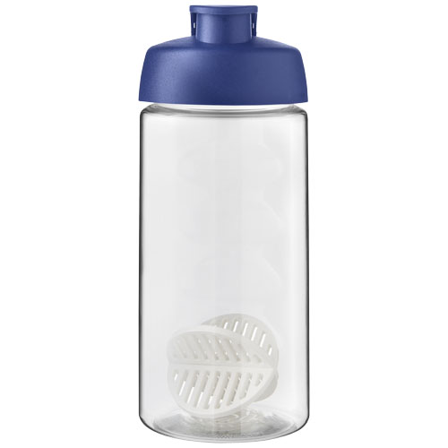 Shaker H2O Active Bop o pojemności 500ml Niebieski-Przezroczysty 21070452 (2)