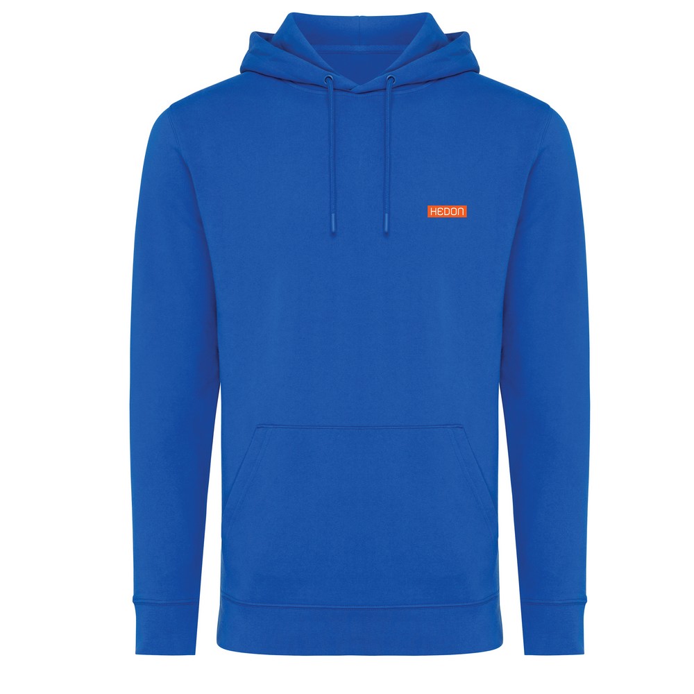 Bluza z kapturem z bawełny z recyklingu Iqoniq Jasper Niebieski T9400.025.XXL (3)