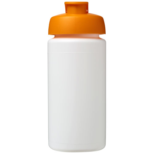 Bidon Baseline® Plus o pojemności 500 ml z wieczkiem zaciskowym i uchwytem Biały-Pomarańczowy 21007207 (2)