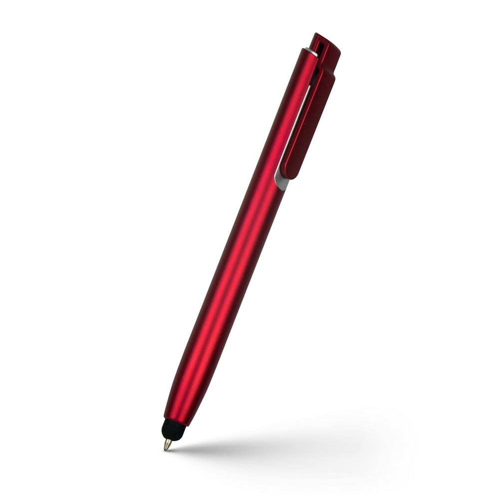 Długopis z chipem NFC, touch pen | Henrietta Czerwony V9343-05 