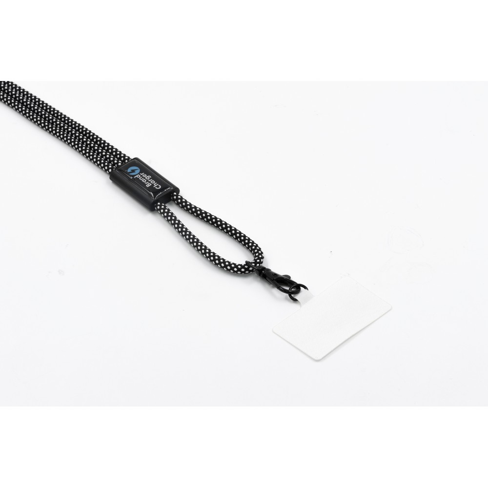 Smycz reklamowa BrandCharger Lany Grafitowy VA553-15 (6)