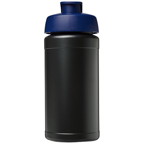 Bidon Baseline® Plus o pojemności 500 ml z wieczkiem zaciskowym Czarny-Niebieski 21006813 (2)