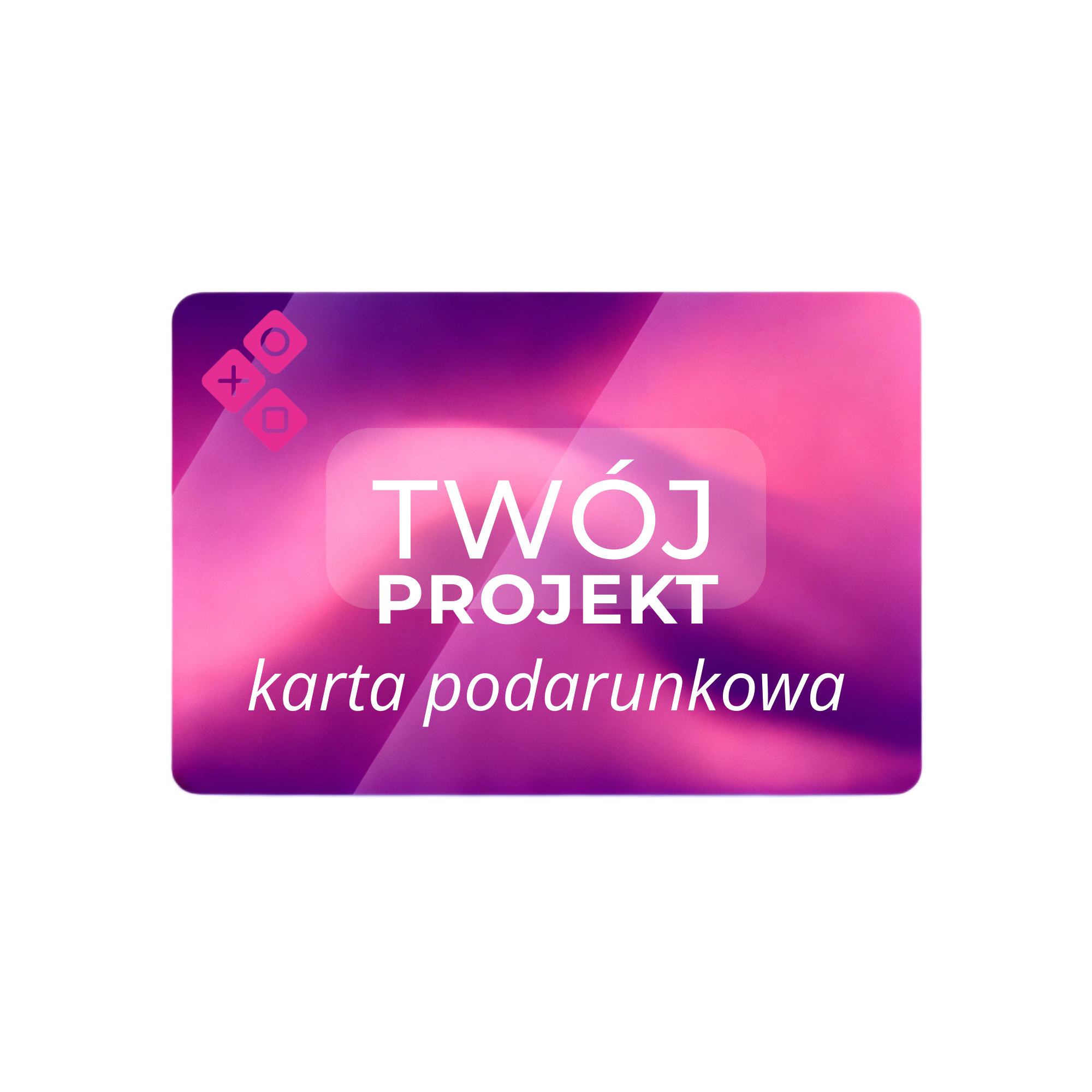 Gadżet reklamowy - 100x Karta plastikowa podarunkowa