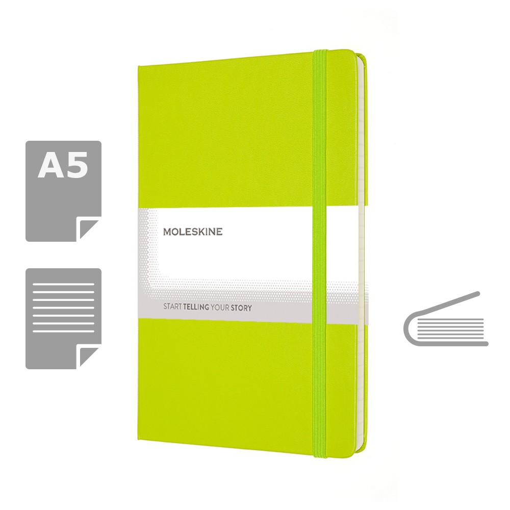 MOLESKINE Notatnik ok. A5 Limonkowy VM301-09 