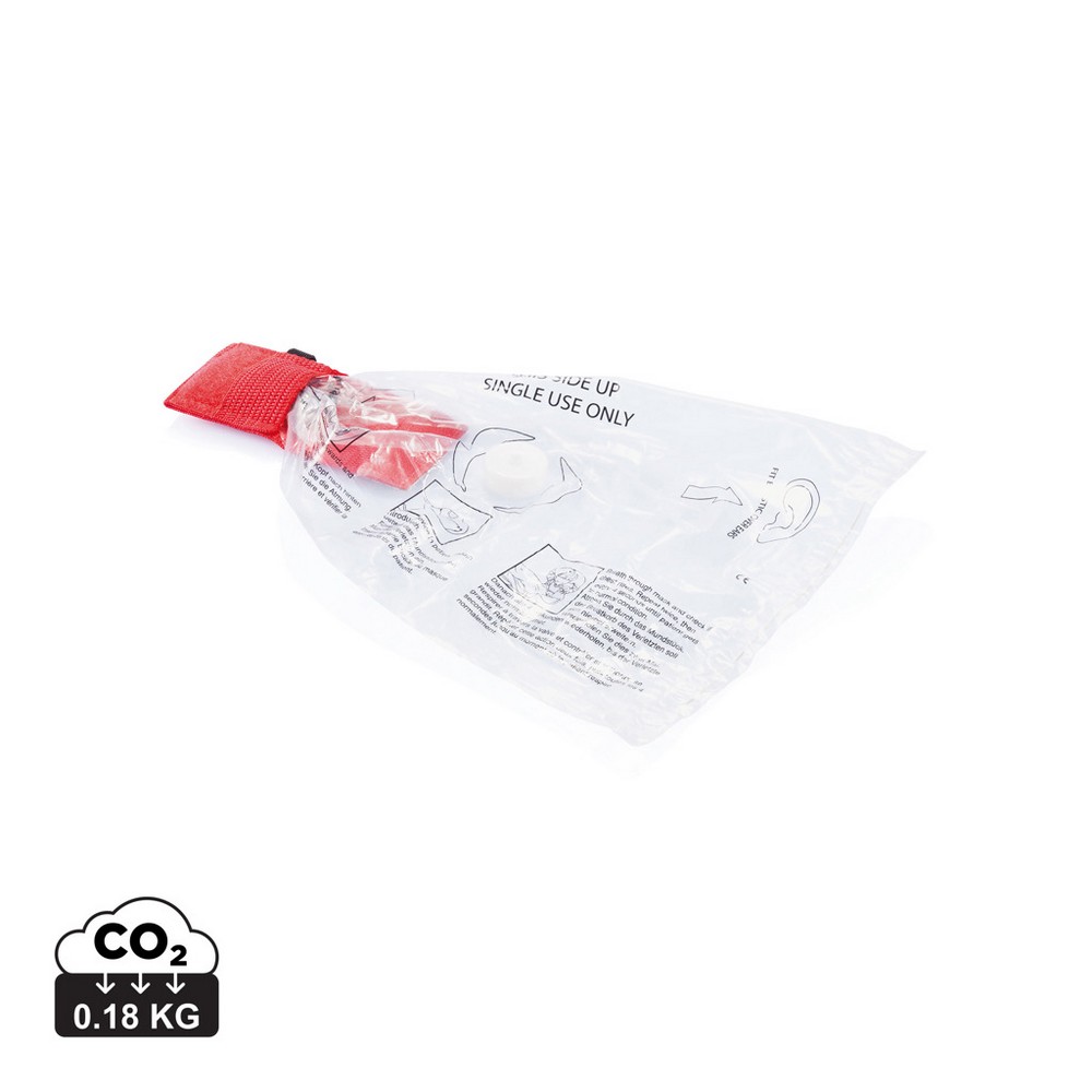 Maska do resuscytacji, brelok Czerwony P265.244 (5)