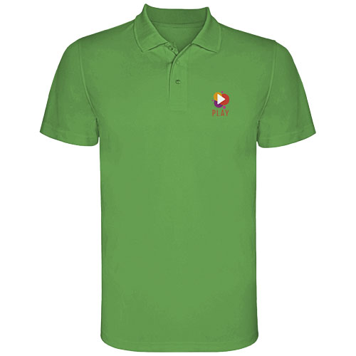 Monzha sportowa koszulka dziecięca polo z krótkim rękawem Green Fern K04045DM (1)
