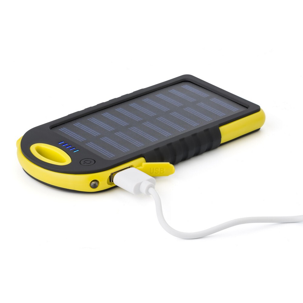 Gadżet reklamowy - Power bank 4000 mAh z ładowarką słoneczną