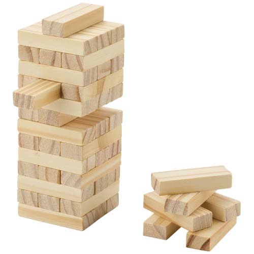 Jumble gra polegająca na przewracaniu drewnianej wieży Naturalny 10461206 (5)