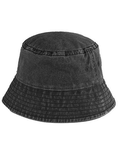 Kapelusz Bucket Denim Vintage Vintage Black CB688-813672 