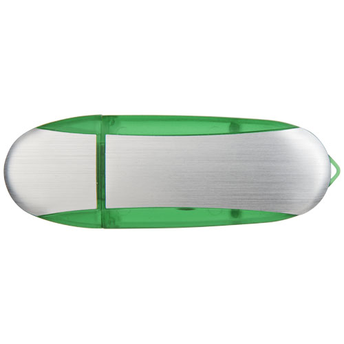 USB Oval Zielone jabłko-Srebrny 1Z30580G (3)