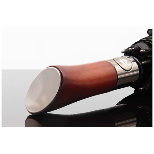 SCX.design R03 drewniany automatycznie otwierany/zamykany składany 23" parasol Czarny 1PX22290 (5)