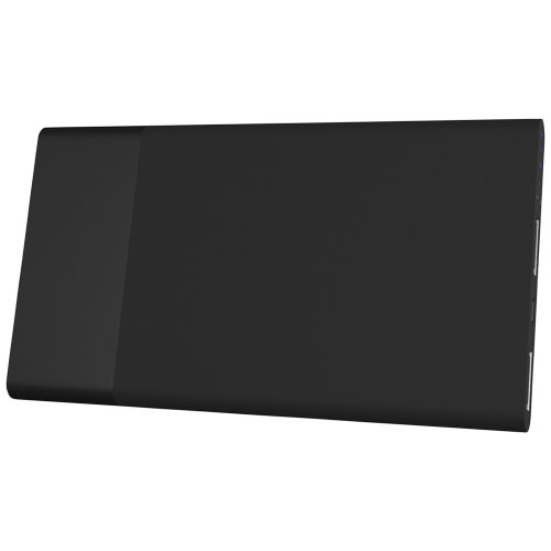 Powerbank Clever z podświetlanym logo  - SCX.design P20 Czarny-Biały 1PX01900 (4)