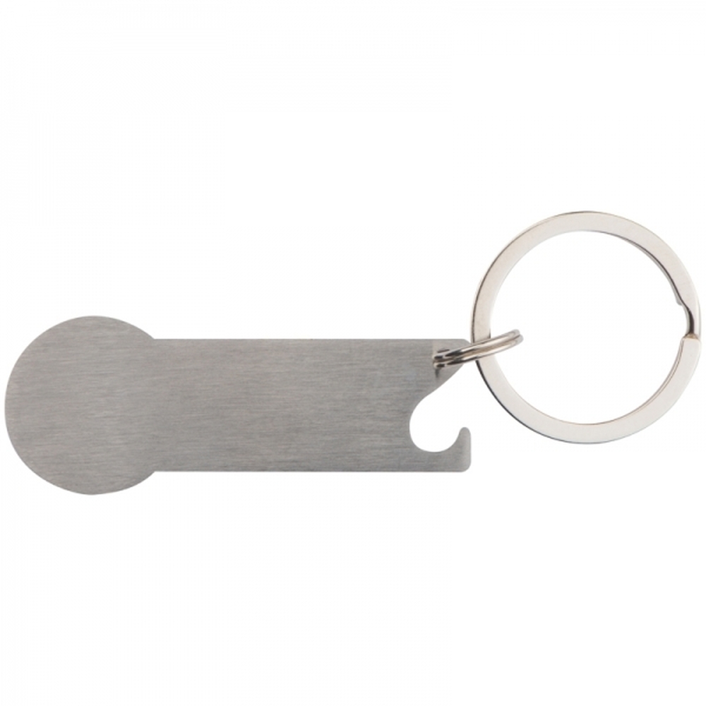 Brelok metalowy otwieracz do butelek STICKIT Szary 158307 (2)