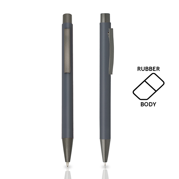 Gadżet reklamowy - Długopis metalowy aluminiowy soft touch / Rupen