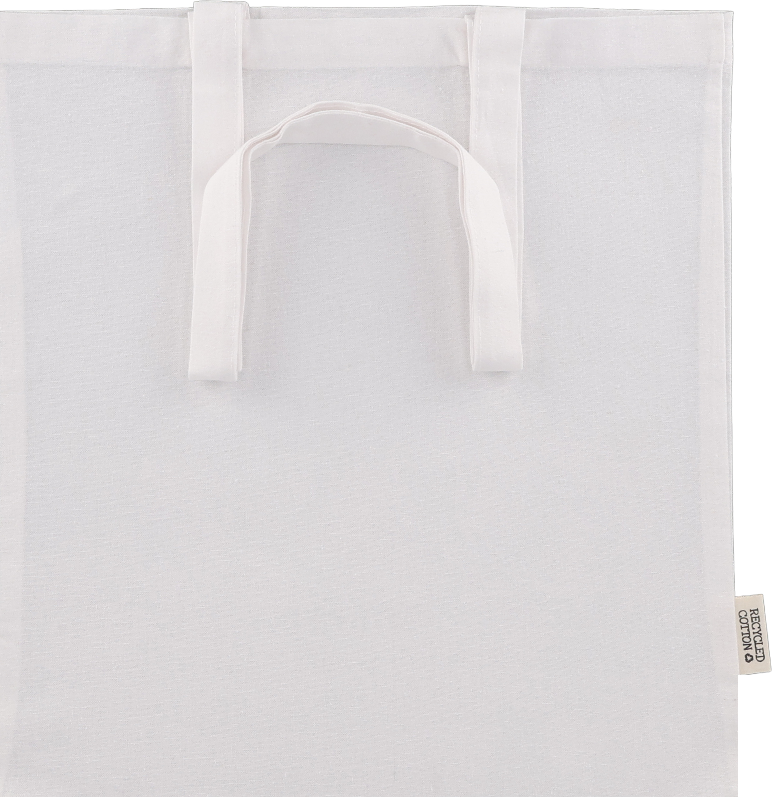 Torba bawełniana z długimi uszami 180g/m2 z materiałów z recyklingu GLEN Biały 6469806 (2)