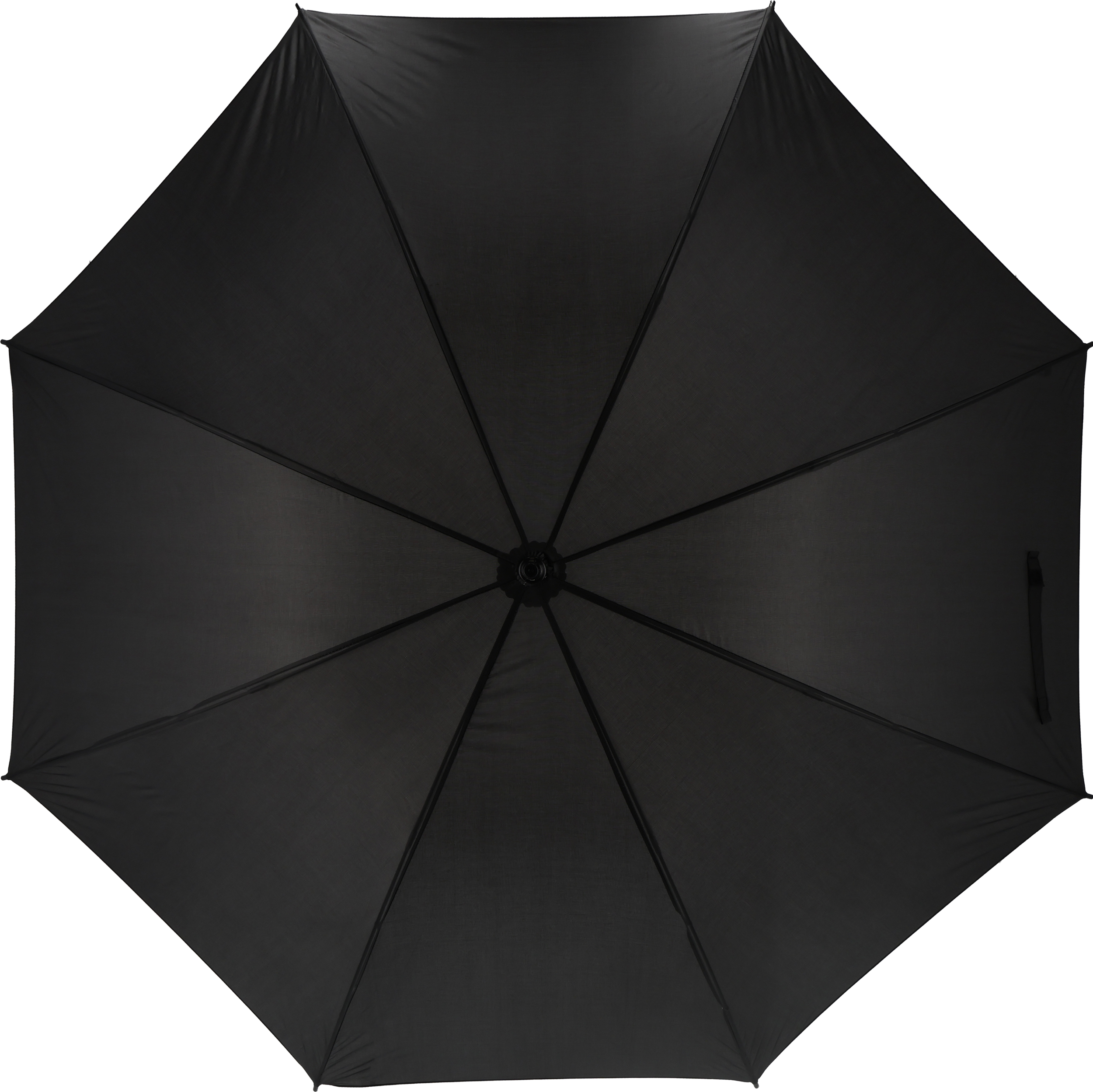 Parasol manualny XL Ø130 cm HURRICAN Czarny 518703 (3)