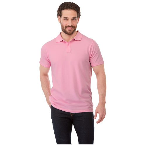 Helios - koszulka męska polo z krótkim rękawem Jasnoróżowy 38106230 (6)