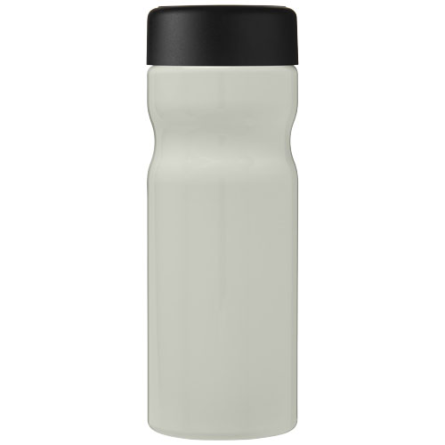 H2O Active® Eco Base 650 ml screw cap water bottle Kość słoniowa-Czarny 21043511 (3)