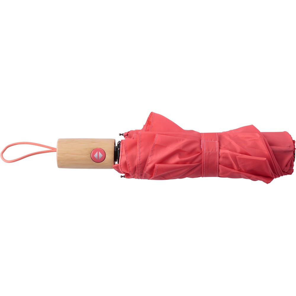Parasol automatyczny RPET, składany Czerwony V4895-05 (2)