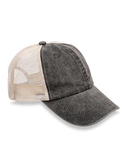 Czapka Trucker Bawełniana Vintage Vintage Black RH094-1409231 