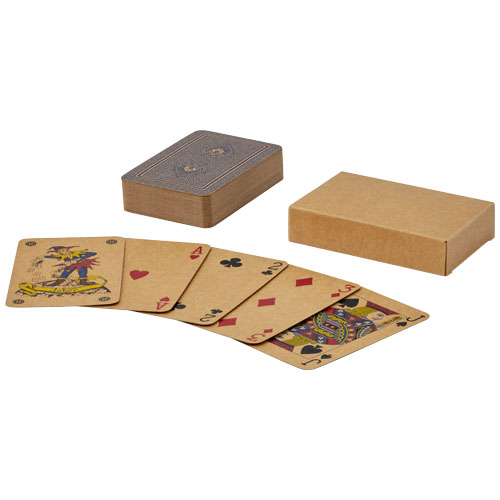 Ace zestaw kart do gry z papieru Kraft Naturalny 10456206 
