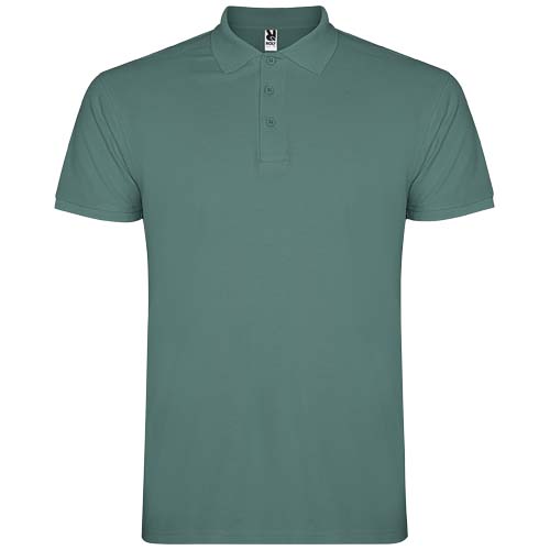 Star koszulka męska polo z krótkim rękawem Calm Blue R6638A35 