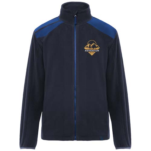Terrano kurtka unisex z mikropolaru Granatowy-Królewski niebieski R8412E31 (1)