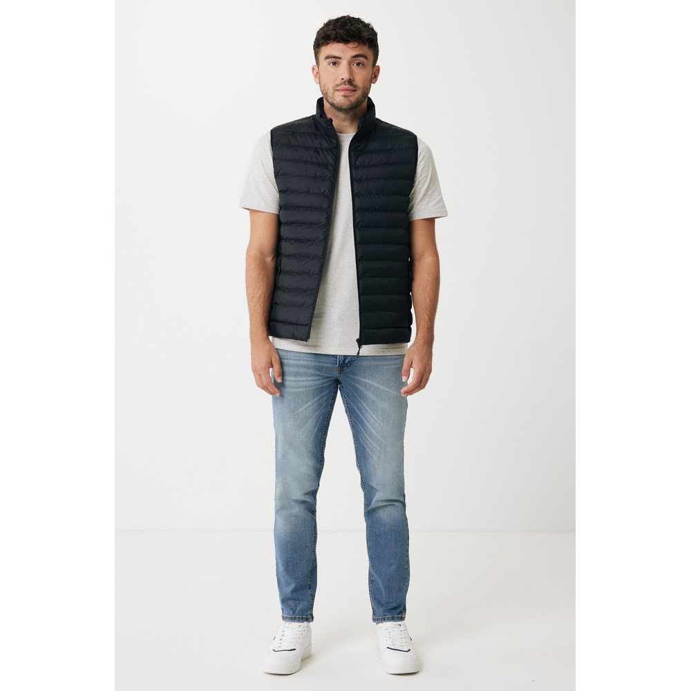Męski bezrękawnik Iqoniq Meru, poliester z recyklingu Czarny T1702.001.4XL (3)