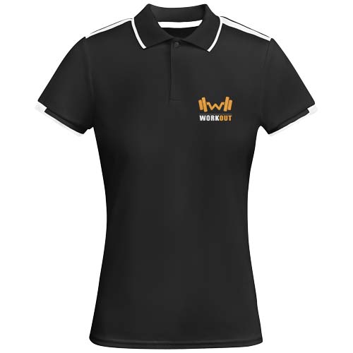 Tamil sportowa koszulka damska polo z krótkim rękawem Czarny R04098T1 (1)