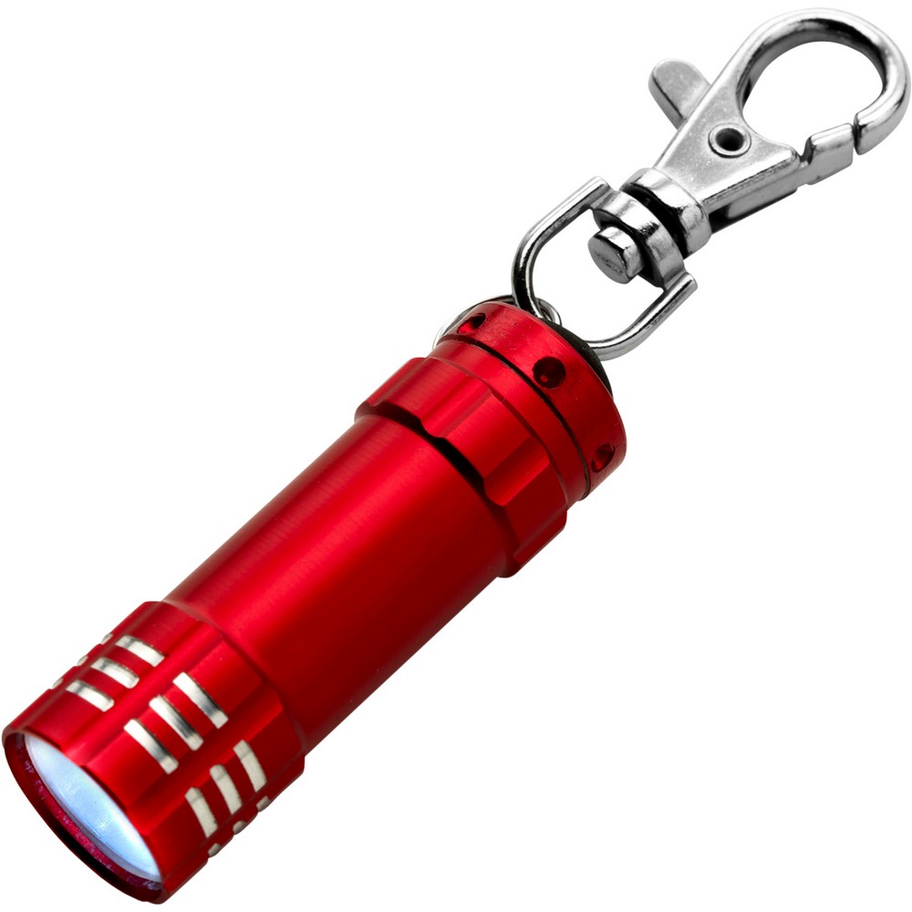 Brelok karabińczyk, lampka LED Czerwony V4193-05 (4)