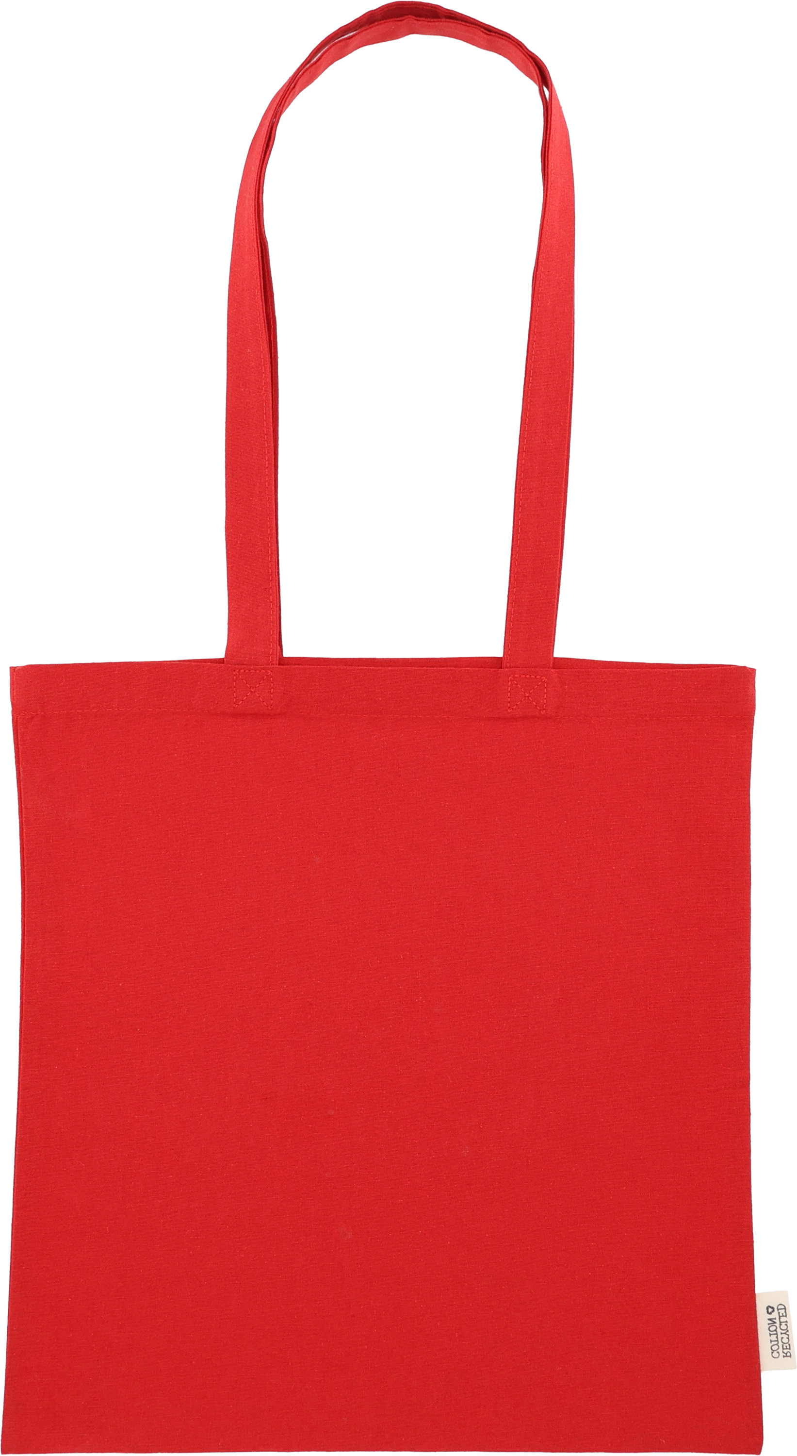 Torba bawełniana z długimi uszami 180g/m2 z materiałów z recyklingu GLEN Czerwony 6469805 (1)