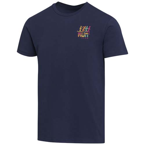 Balfour organiczna koszulka unisex o gramaturze 200 g/m² z krótkim rękawem i certyfikatem OCS Granatowy 3955755A (1)